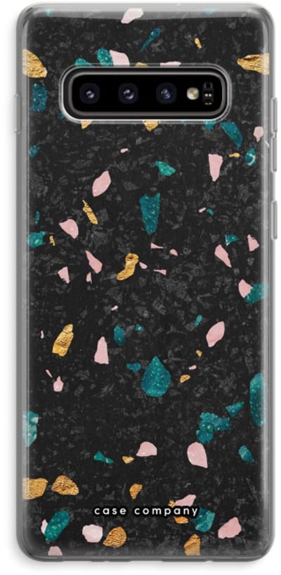Case Company® - Hoesje geschikt voor Samsung Galaxy S10 Plus hoesje - Terrazzo N°10 - Soft Cover Telefoonhoesje - Bescherming aan alle Kanten en Schermrand