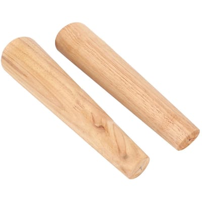 2 pièces Forme Ronde Ovale Bâton en Bois pour Fabrication de Bracelets Mandrin pour Jonc Outil d'Enroulement de Fil Outil pour Fabrication de Bijoux beige
