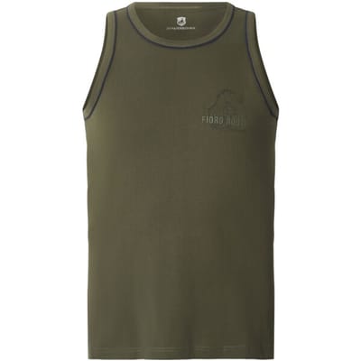 Jan Vanderstorm herren Tanktop - 60/62 - olijf - Plus Size