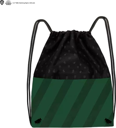 Merkloze Sporttas Harry Potter Stijl - Zwart/Groen