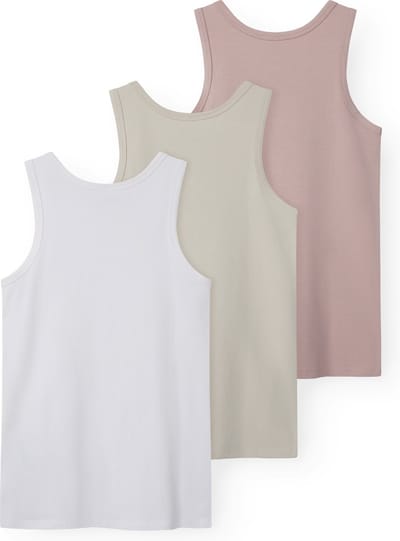 NAME IT - TKFTANK TOP 3P SOLID NOOS - Meisjes - Onderhemden