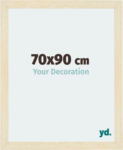Your Decoration - Fotolijst 70x90 cm - MDF - Zand Geveegd - Mura