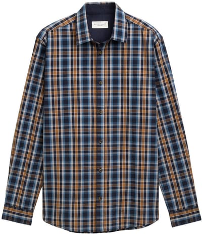 Tom Tailor Regular fit overhemd met geruit patroon