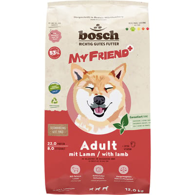 12 kg My Friend+ Dog Adult met Lam hondenvoer droog