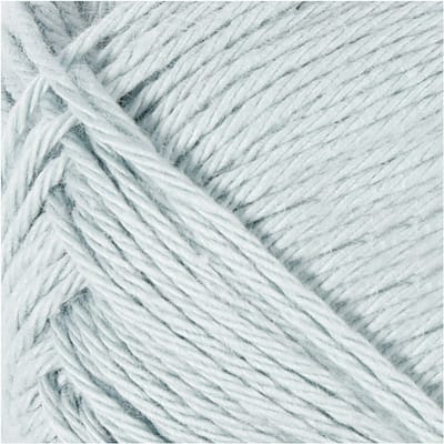 Katoengaren, afm 8/4, L: 170 M, needle 3-3,5, zacht blauw, 50 gr/ 1 bol