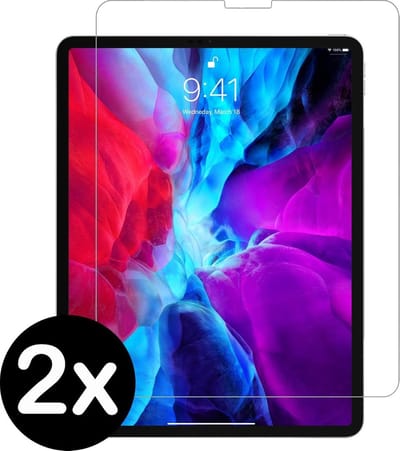 Screenprotector - 2 Stuks - Geschikt voor Apple iPad Pro (2018) - 11 inch - Extra Sterk - Beschermglas - Gehard Glas - Tempered Glass - Screen Protector