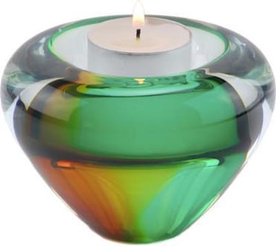 Urnencenter© Waxinelichtjeshouder - Theelichten - Waxine lichthouder - Sfeer Licht - Thee Licht Houder - Waxinelicht - Theelichtje - Goud/Groen - Urn