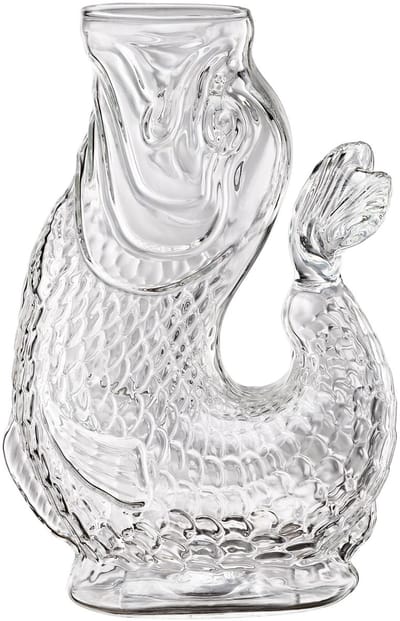 Cilio Nemo - Waterkaraf - Visvorm - Glas - 1 liter - Transparant
