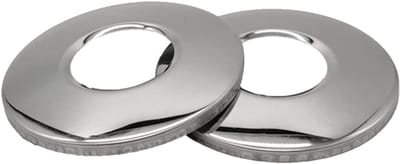 Set van 2 rozetaccessoires voor zwembadtrappen, roestvrijstalen rozetplaten voor zwembadleuningen, leuninghoezen voor inbouwzwembaden