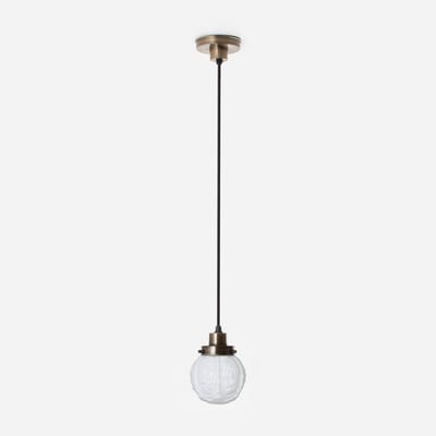 Hanglamp aan snoer Guimard Flower 20's Brons - Art Deco Trade