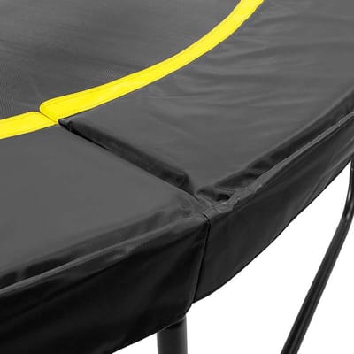 Magic Circle Pro Trampoline Beschermrand 300 - 305 cm Zwart - Ronde trampoline rand - Breed en dik randkussen