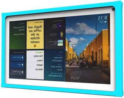 Siliconen Beschermhoes voor Echo Show 15, Stofbescherming, Schokbestendig en Duurzaam Design in Blauw