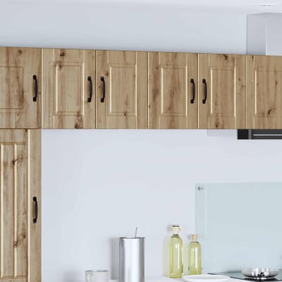 vidaXL - Wandkast - PORTO - Artisan - Eiken - 60 - x - 31 - x - 40 - cm - Bewerkt - hout