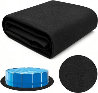 Ronde Grondzeil voor Zwembad 305/370/460 cm, Waterdichte Mat, Antislip en Duurzaam voor Tuin en Terras, Ideaal voor Buitenzwembaden