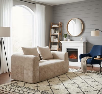 Luxe Uitschuifbare Slaapbank - 2-Zits - Arqam