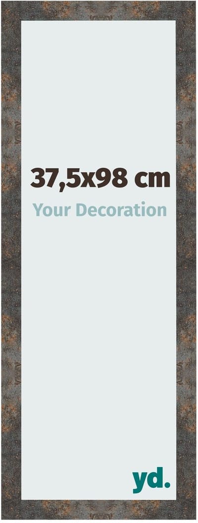 Your Decoration - Fotolijst 37,5x98 cm - MDF - Geoxideerd Metaal - Bologna