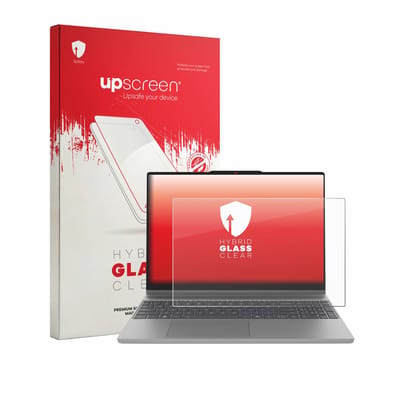 upscreen - Screenprotector voor Lenovo IdeaPad 5a 2-in-1 Gen 11 15" - Folie Beschermfolie Beschermglas transparant