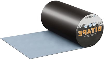 Bitumentape - Reparatietape Dak - Dakafdichting - Aluminium Versterkt - 300 mm x 10 m - Antraciet Grijs