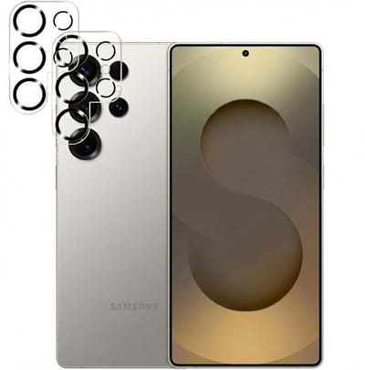 Casemania Camera Lens Shield Geschikt voor Samsung Galaxy S26 Ultra - Gehard Glas Camera Lens Protector Shield - Volledig Camera Bescherming - Set van 2