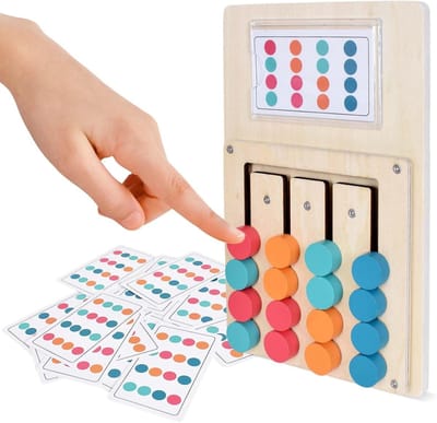 Educatief Speelgoed voor Kinderen - Houten Speelgoed voor Vroeg Onderwijs, Creatieve Denkspelletjes en Leerzame Activiteiten