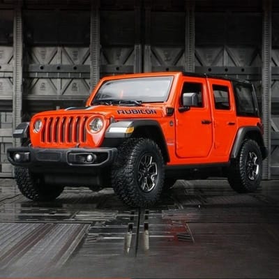 1:24 Wrangler Rubicon 4Xe Legering Auto Model Simulatie Diecasts Metaal Off-Road Voertuigen Auto Model Speelgoed Cadeau red
