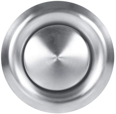 Ronde Ventilatierooster RVS 150mm - Decoratieve Duct Cover voor Badkamer, Keuken en Kantoor
