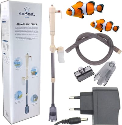 Aquarium Stofzuiger en Aquarium Pomp - 230V - Aquarium Schoonmaken