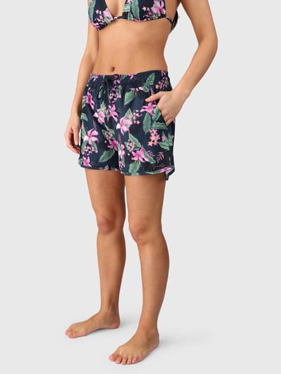 Brunotti Toluca-Tropicana Dames Zwemshort | Indigo Blauw - XS