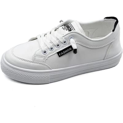 Kleine Witte Schoenen Kinderen Lente Nieuwe Platte Zool Veelzijdige Luie Schoenen Student Sport- en Vrijetijdsschoenen 40 zwart
