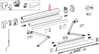 Thule Main Housing 5200 3.50 Geanodiseerd
