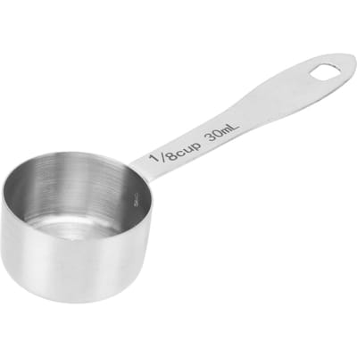 30ml Koffieboon Maatschep 304 Roestvrij Staal Maatlepel voor Suiker Melk Vruchtenpoeder L(for 6.5-9kg) white
