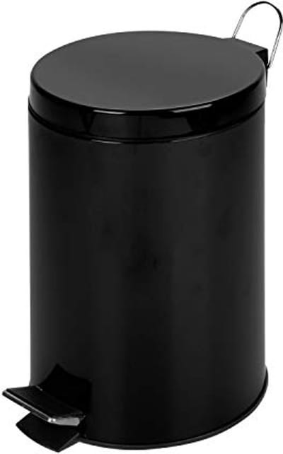 Moderne Zwarte Afvalbak 12 liter