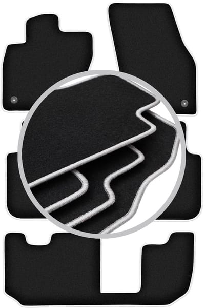 CARLUX-SILVER automatten voor: Seat Tarraco 7-zitter (2018-)
