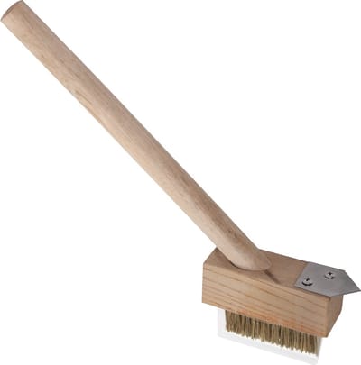 Talen Tools-Hand onkruidborstel- Stalen haren-Met krabhakje- Korte steel