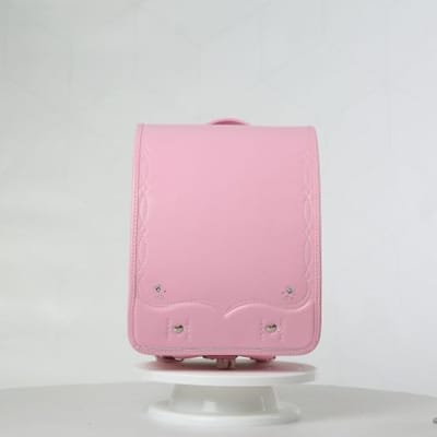 Japanse basisschooltas leerlingen rugbescherming schooltas Kinderen Randoseru Autolock Japanse Schoolrugzak Voor Meisjes pink