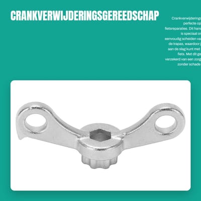 Dailygoods - Crankverwijderingsgereedschap - Fietsreparatie - Effectieve scheiding - Compact formaat - Fietscranksleutel - Ondersteunt systeemonderhou...