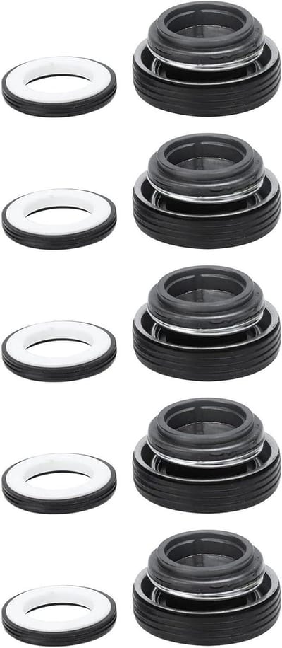 Waterpomp Afdichting Sets - Mechanische Afdichtingen Rubber - Waterpompen Repareren - Hoge Slijtvastheid - 67 cm en 10 cm - Zwart