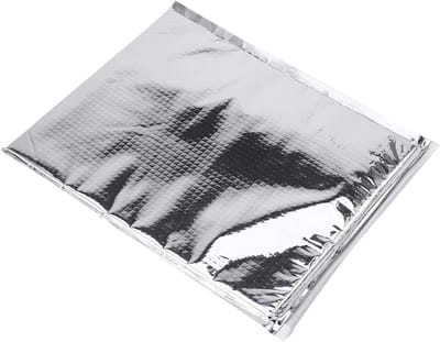 MK Stoer - Geïsoleerde tassen set - Aluminiumfolie - Waterdicht - Thermisch - Lunchzak - 5 stuks - Voedsel opbergtas - Geschikt voor lunch - Zilver - Isolerende koeltas met meerdere compartimenten