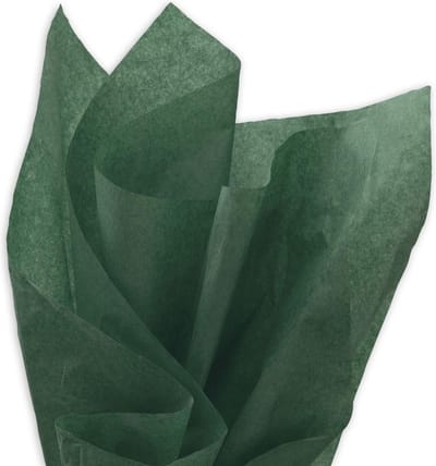 Zijdepapier Donkergroen - 50 x 75cm - 17gr - 240 stuks - vloeipapier Bottle Green