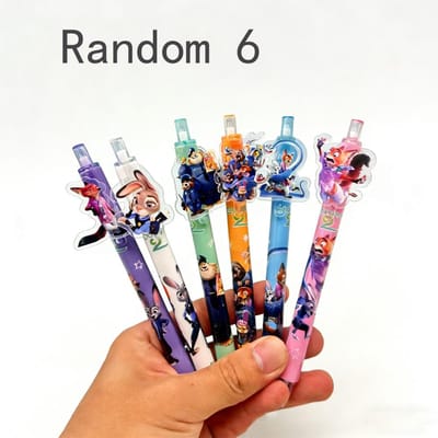 Disney Zootopia 2 Film Perifere Culturele en Creatieve Sticker Pen Hoge Kwaliteit Ins Stijl Acryl Patch Student Balpen