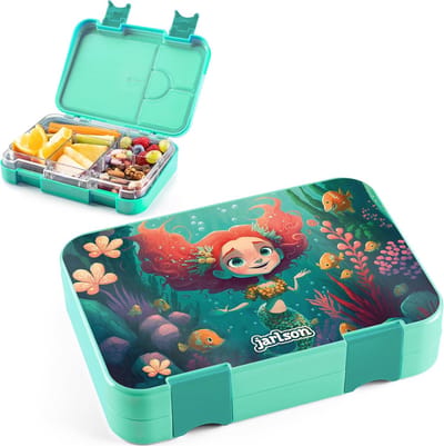 Bento Lunchbox voor Kinderen - Lekvrije Snackdoos met Vakken voor School