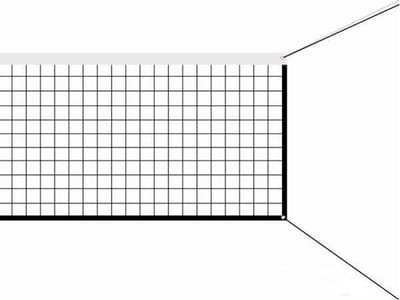 Sportec Volleybalnet Ø 2,0 Mm. 950x100cm Maas 100mm