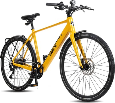Rex Carbon City Elektrische Fiets - 28 inch elektrische fiets unisex- stadsfiets - Achtermotor 250W - SHIMANO 10 Versnellingen - voor dames en heren