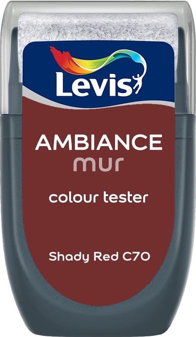 Levis - Muurverf Kleurtester Mat Mix - Shady Red C70 - Mengverf - 30 Ml