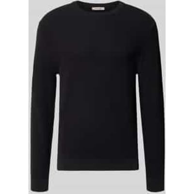 ONLY and SONS Sweatshirts - ONSTONY RLX 12 LS WAFFLE CREW KNIT NOOS - S tot XXL - voor Mannen - zwart