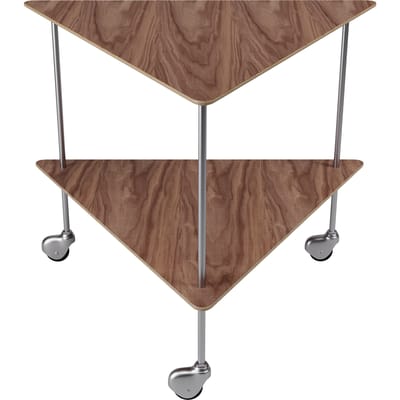 Fritz Hansen AJ trolley Bijzettafel - walnoot