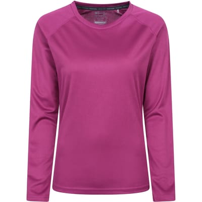 Mountain Warehouse Dames/Dames Endurance Top met lange mouwen (Paars)