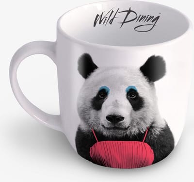 Mustard - Desktop Mug Wild Dining Panda