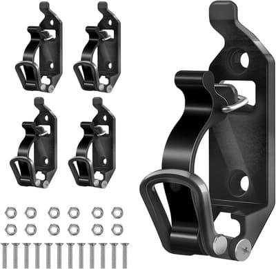 Set van 4 Wandmontage Beugels voor Shovels en Tuingereedschap - Off-Road Accessoires, Spade Houder, Bijl Houder, Tuin Gereedschap Organizer