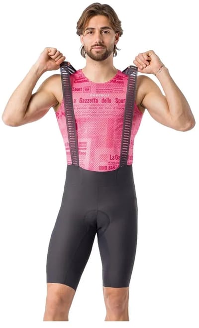 Castelli #giro Trofeo 2 Fietsbroek Roze S Man